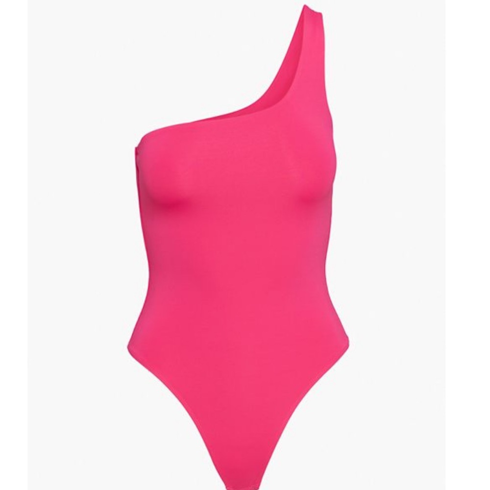 Babaton Aritzia Contour One Shoulder Bodysuit